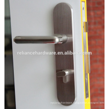 Hot Match SS Tube Door Handle with Lock Plate Lever Handle with Hot Sales